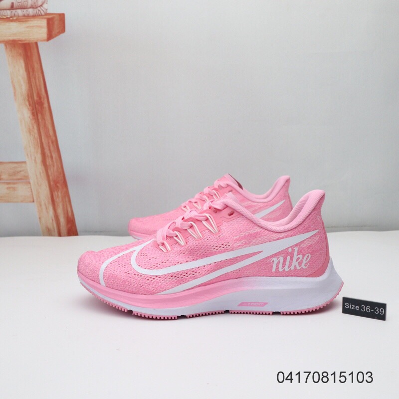 Women Nike Air Zoom Pegasus Pink White Shoes